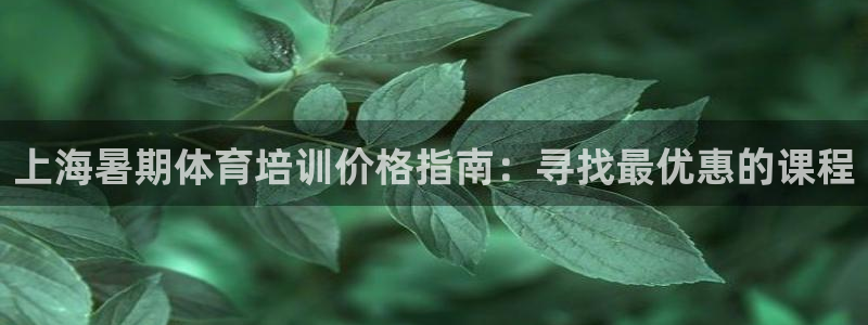 欧陆娱乐是正规平台吗安全吗可靠吗可信吗：上海暑期体育