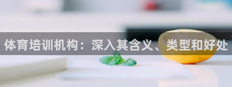 欧陆娱乐官网网址是多少：体育培训机构：深入其含义、类