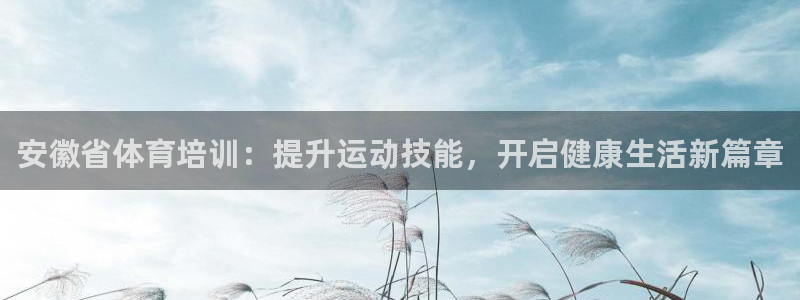 欧陆娱乐安全吗：安徽省体育培训：提升运动技能，开启健康生活新