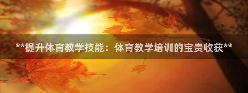 欧陆娱乐会员多少钱：**提升体育教学技能：体育教学培
